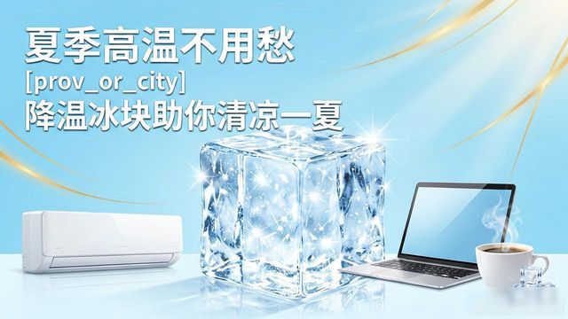 夏季高温不用愁 沧州降温冰块助你清凉一夏