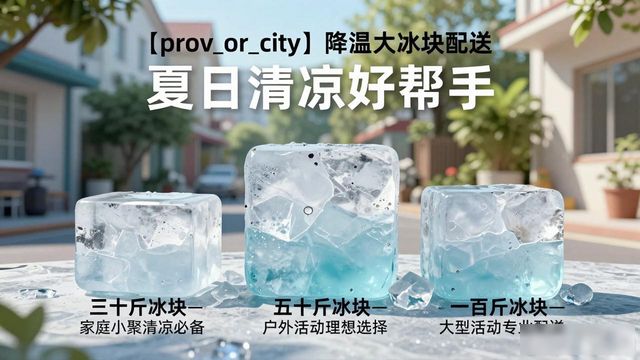 沧州降温大冰块配送 夏日清凉好帮手
